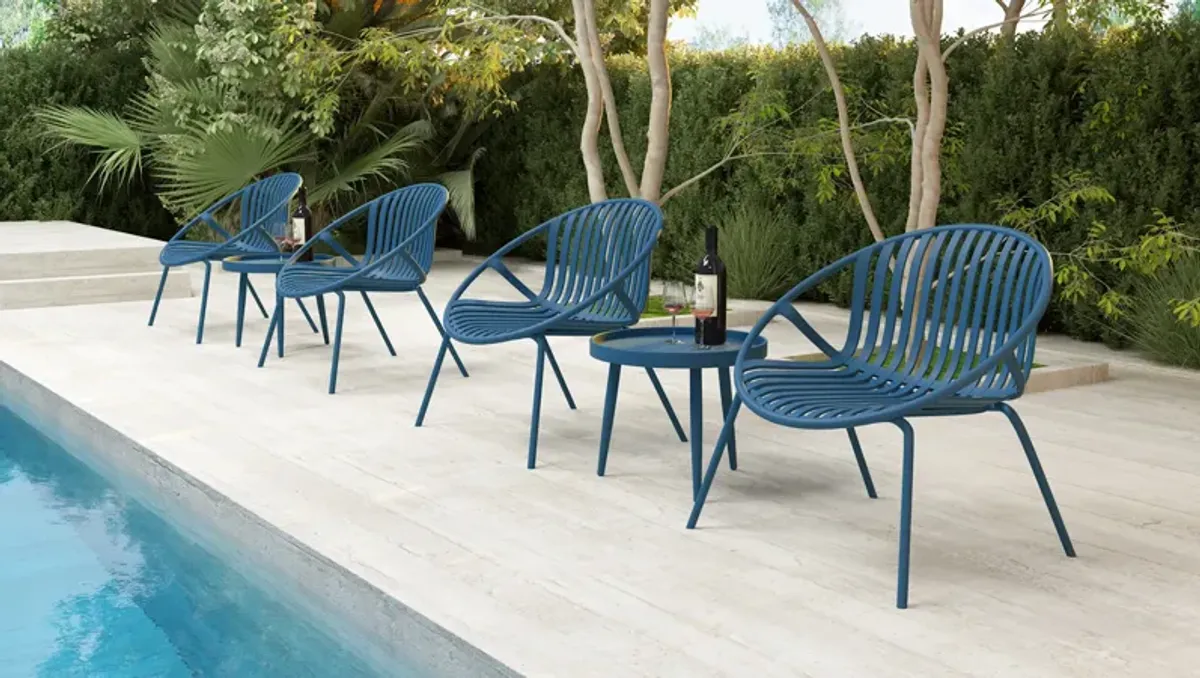 STACKABLE OUTDOOR & INDOOR RIO LOUNGE CHAIR (Set of 2)