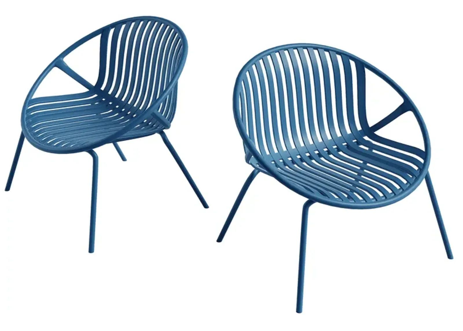 STACKABLE OUTDOOR & INDOOR RIO LOUNGE CHAIR (Set of 2)