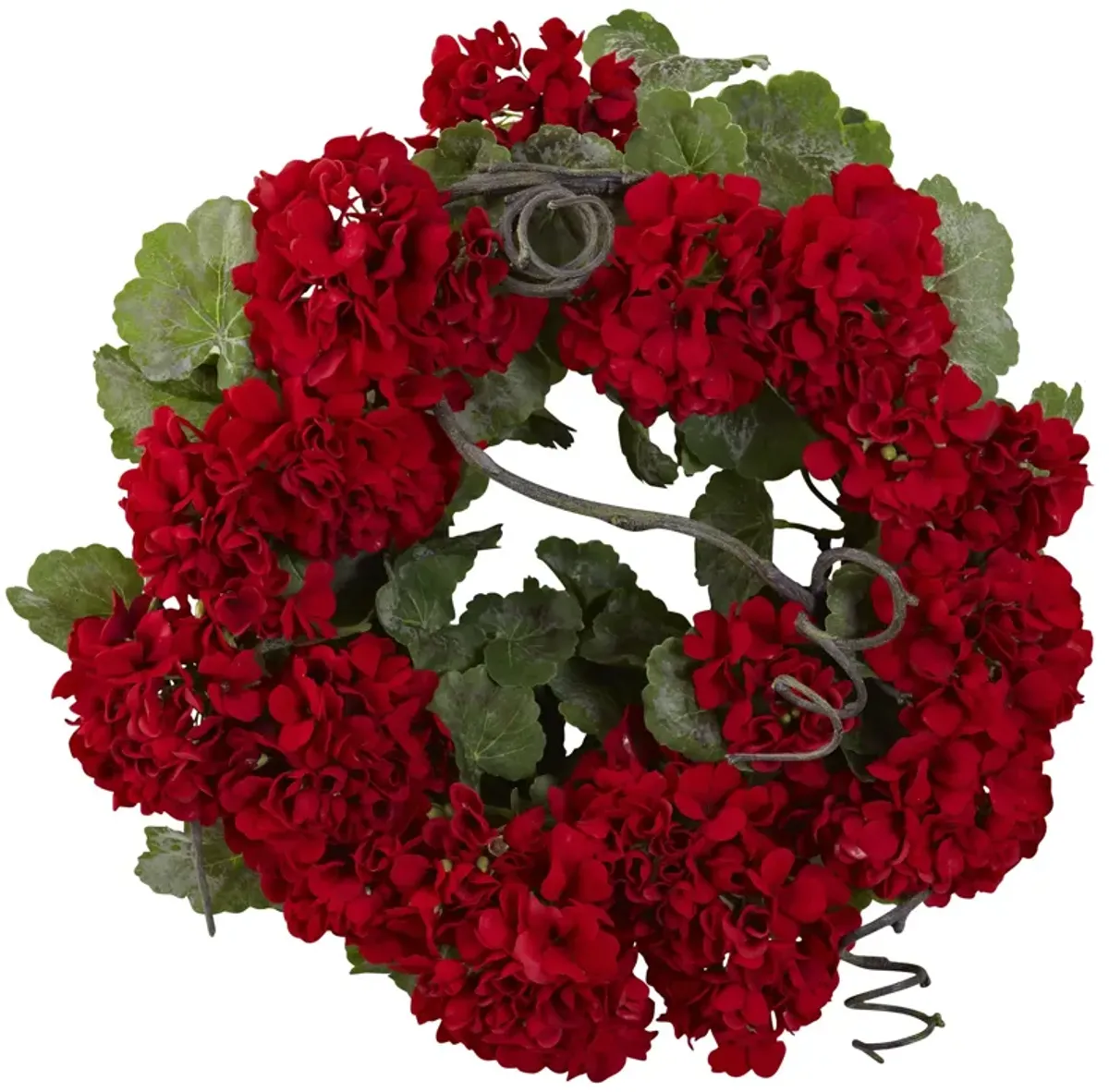 Hivvago 17" Geranium Wreath