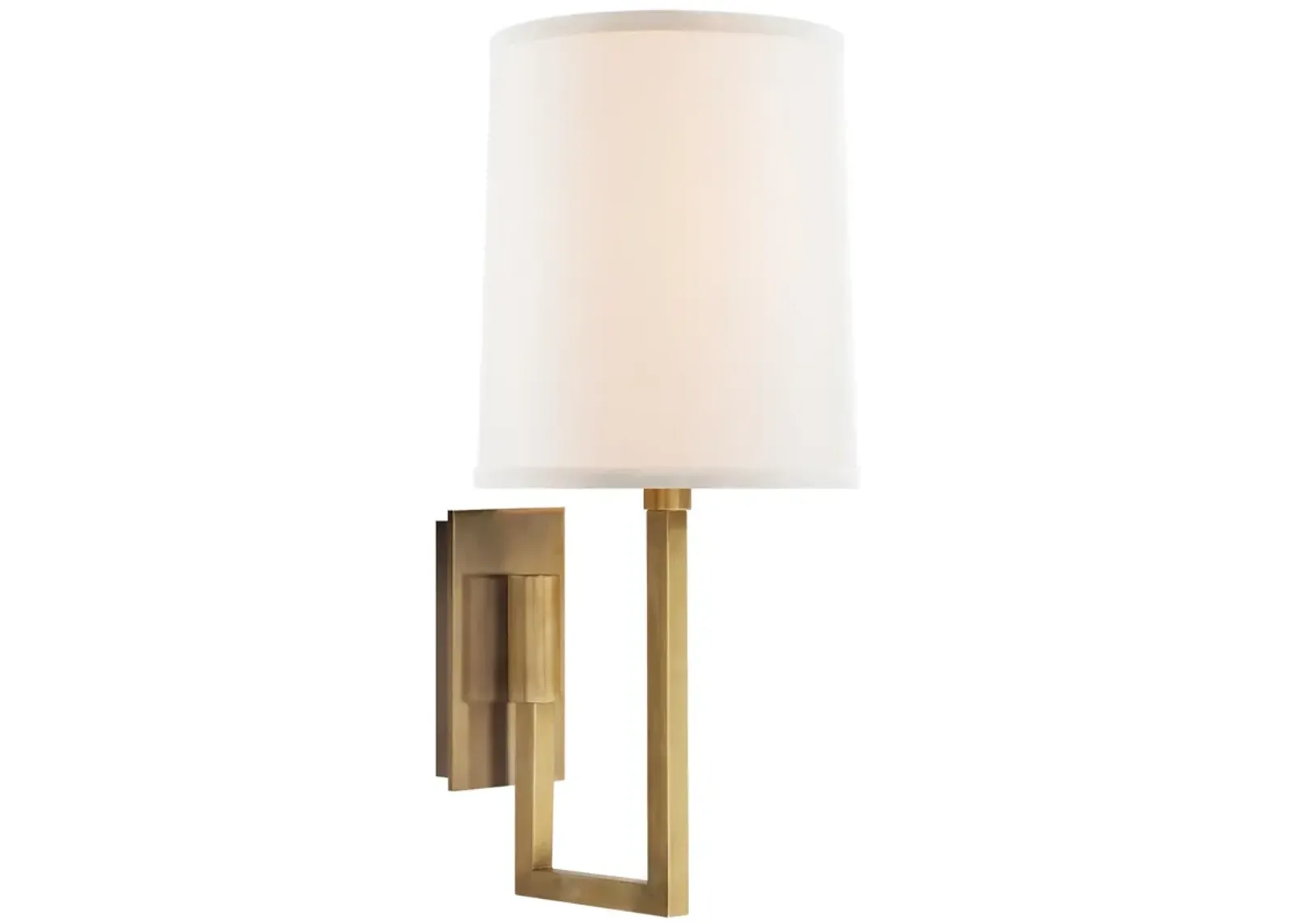 Aspect Library Sconce in Soft Brass