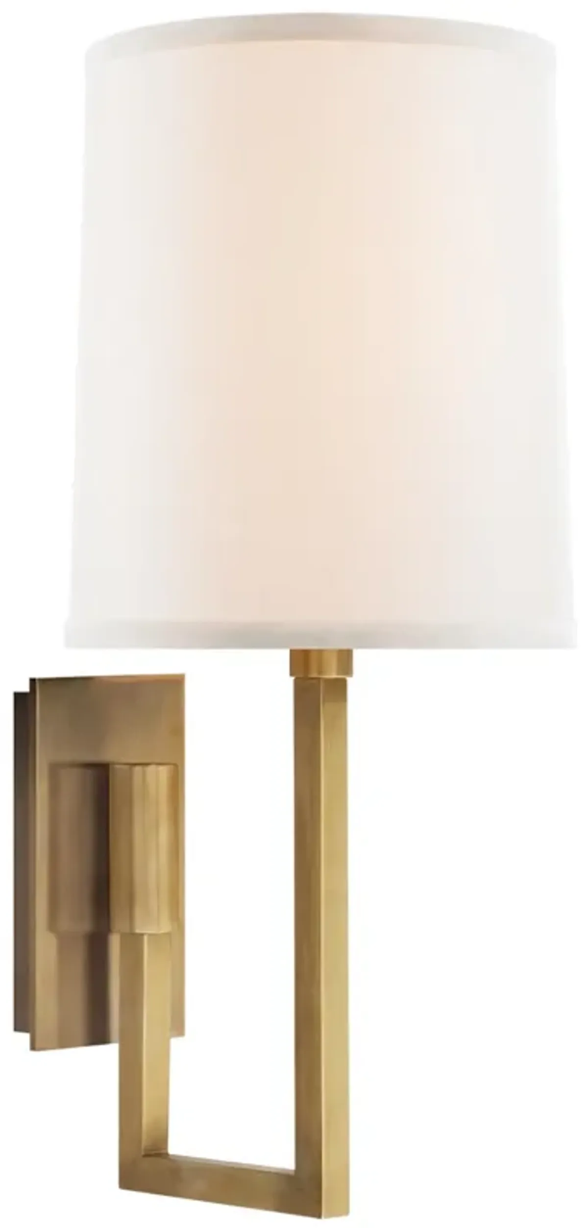 Aspect Library Sconce in Soft Brass