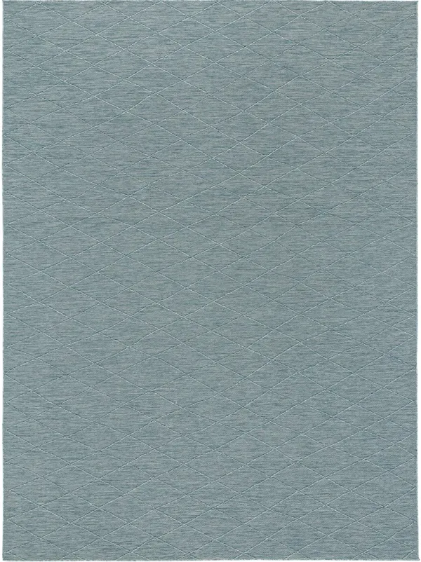 Washable Solutions WSL01 Aqua 9' x 12' Rug