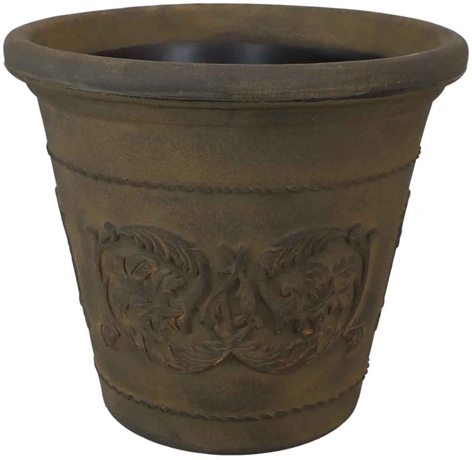 Sunnydaze Arabella Polyresin Planter with UV-Resistant Finish