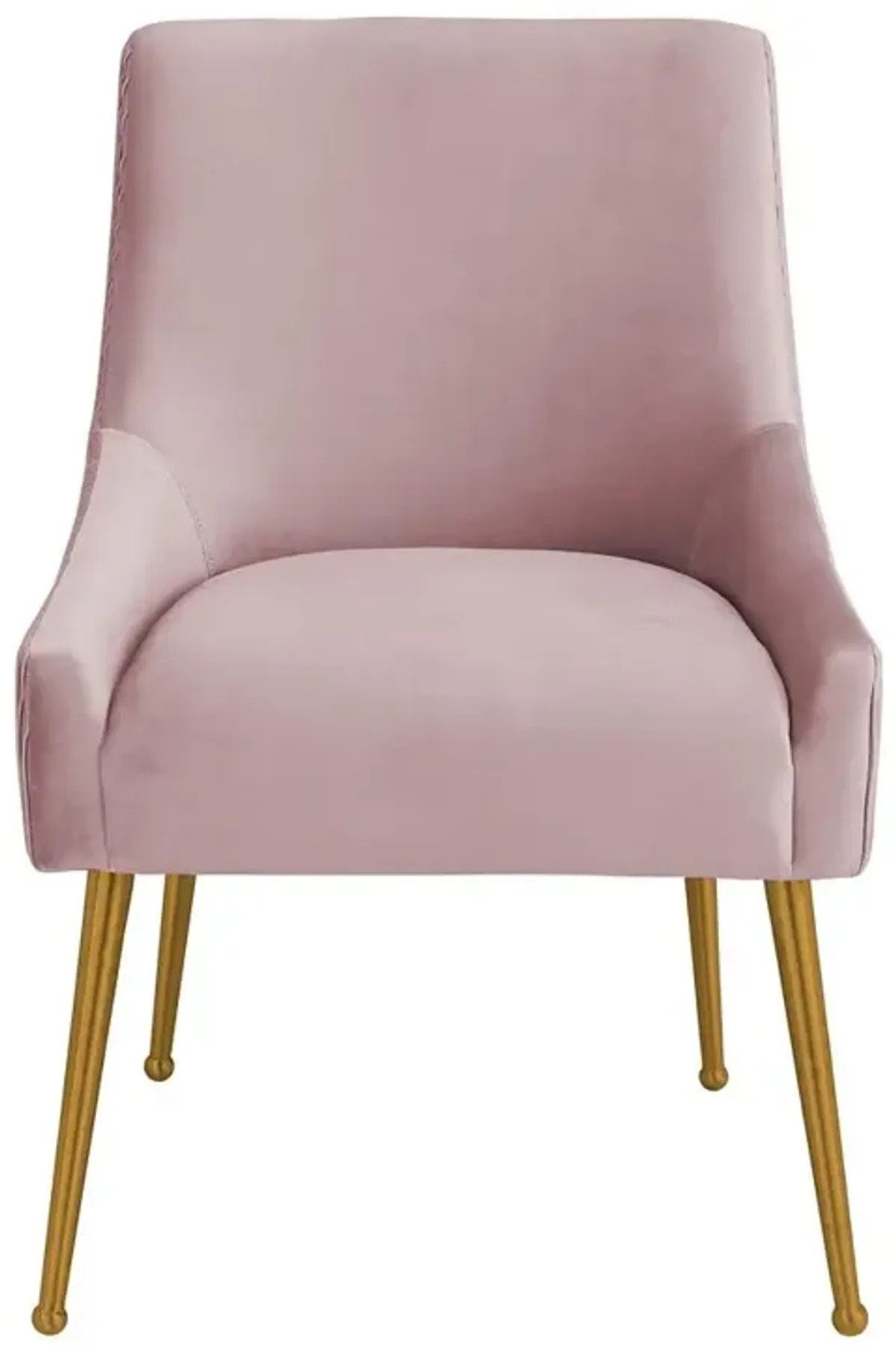 Belen Kox Luxe Mauve Velvet Side Chair, Belen Kox