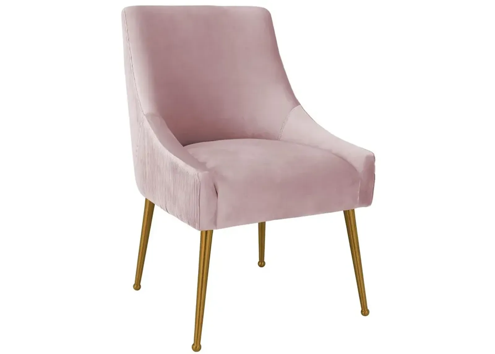 Belen Kox Luxe Mauve Velvet Side Chair, Belen Kox