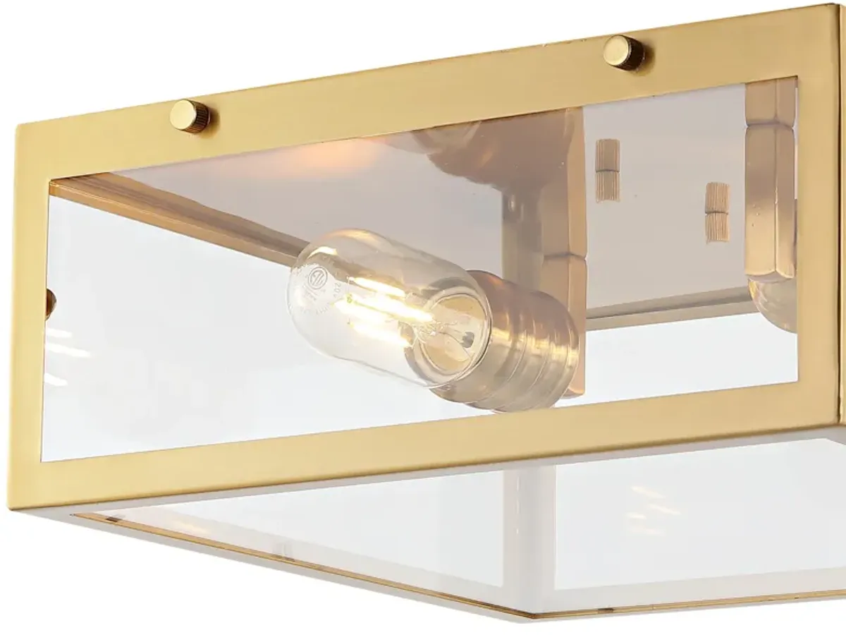 Grayson Metal/Glass LED Flush Mount