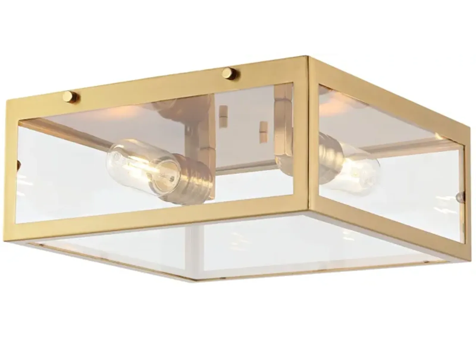 Grayson Metal/Glass LED Flush Mount