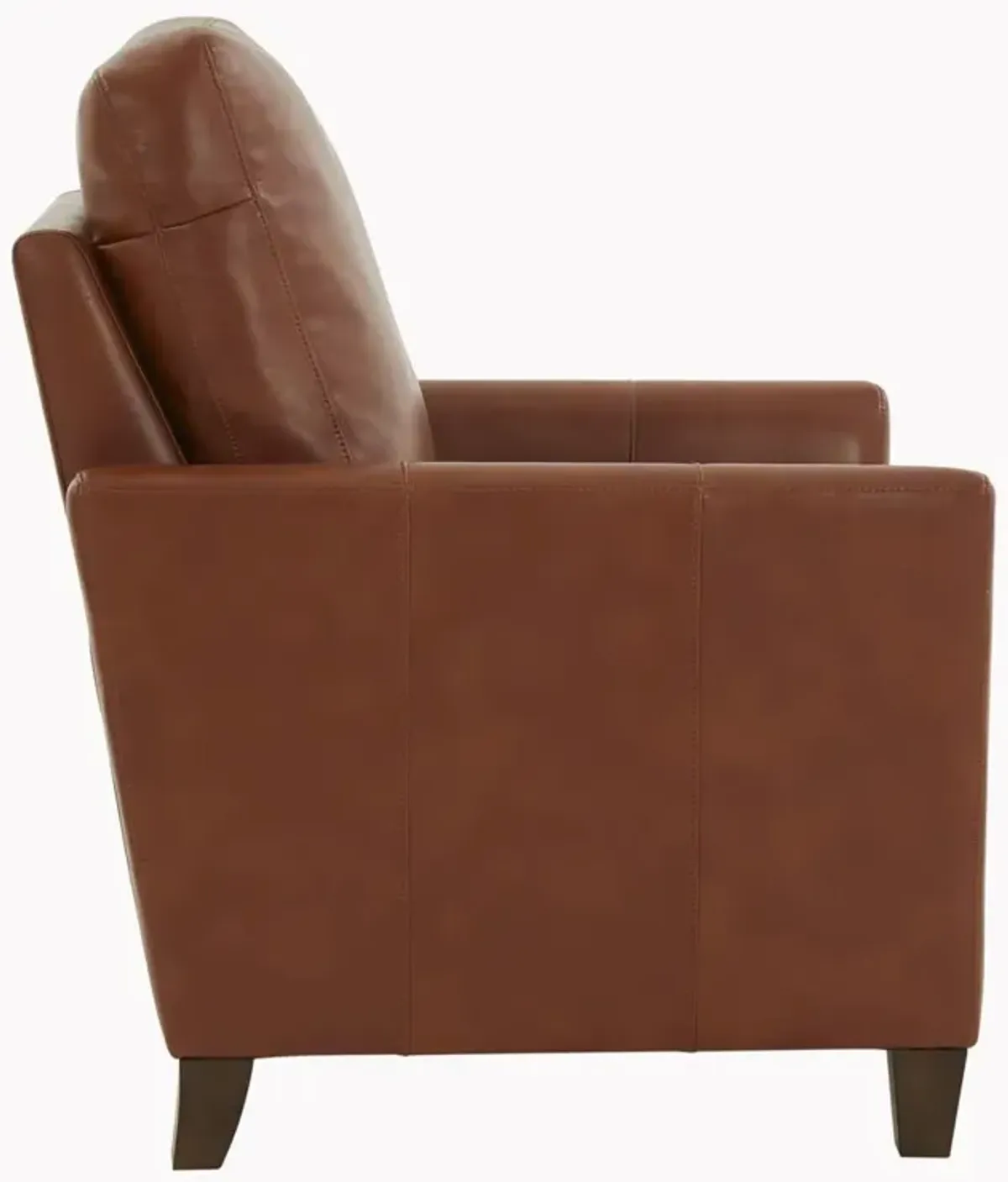 Comfort Pointe Penny Caramel Faux Leather Modern Recliner