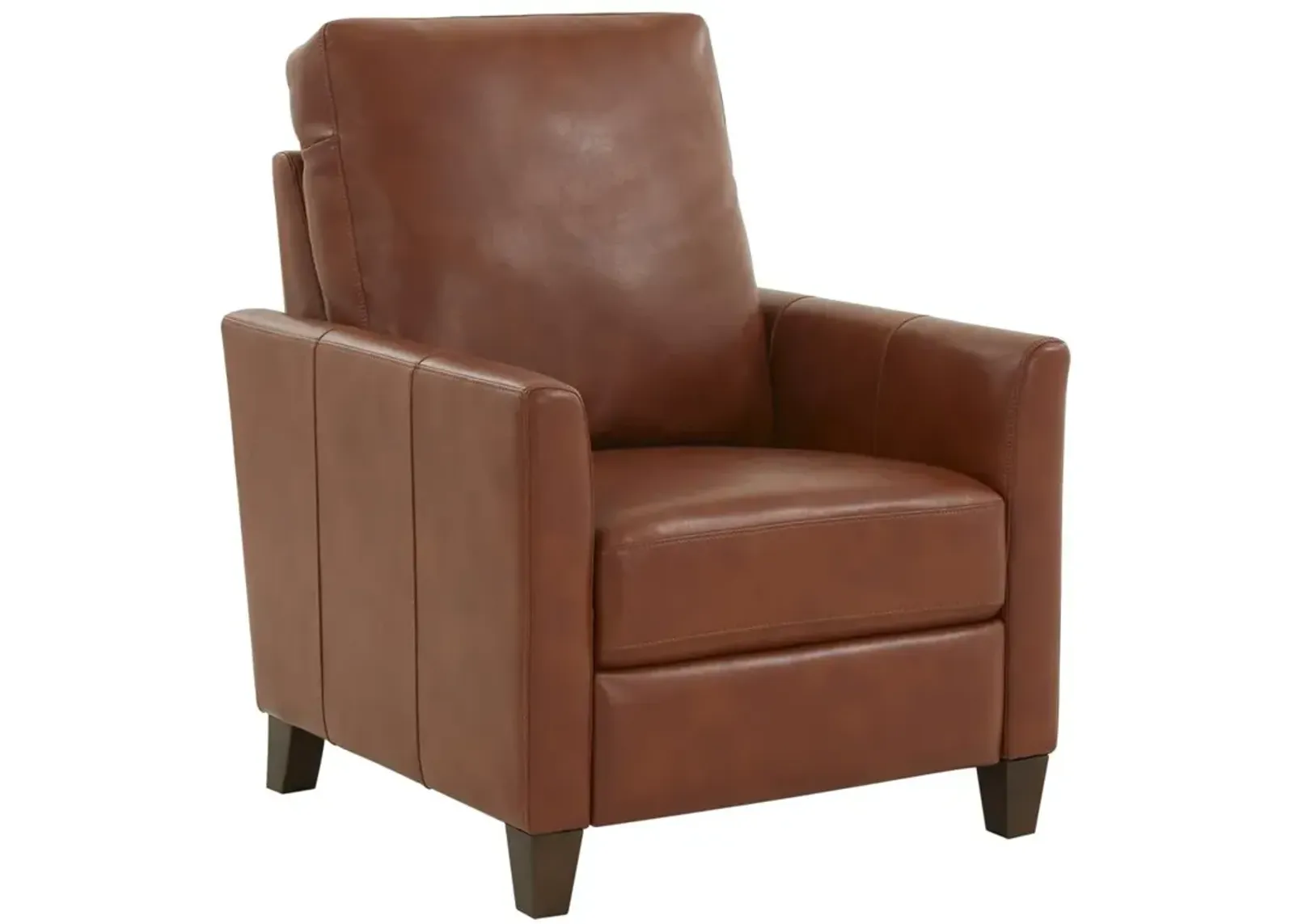 Comfort Pointe Penny Caramel Faux Leather Modern Recliner