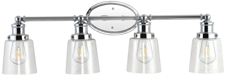 Beverly Iron/Seeded Glass Classic Cottage LED Vanity Light