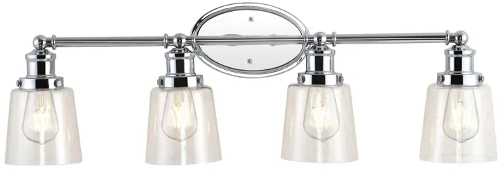 Beverly Iron/Seeded Glass Classic Cottage LED Vanity Light