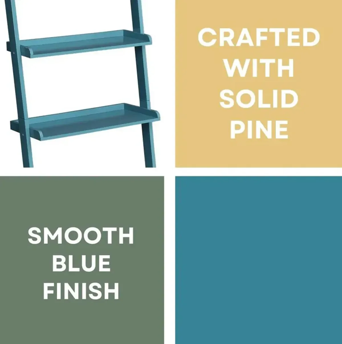 Convience Concept, Inc. French Country Bookshelf Ladder