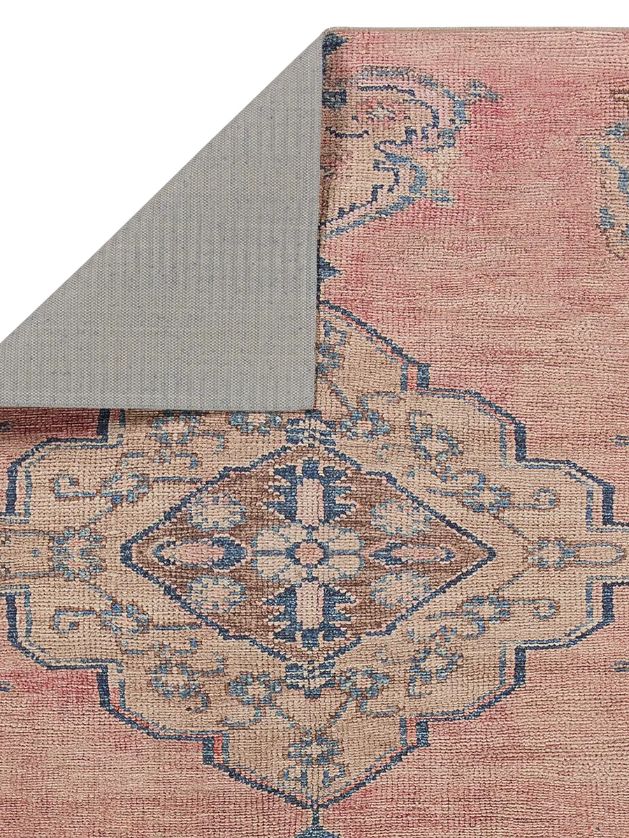 Canteena Clanton Pink 3'1" x 12' Runner Rug