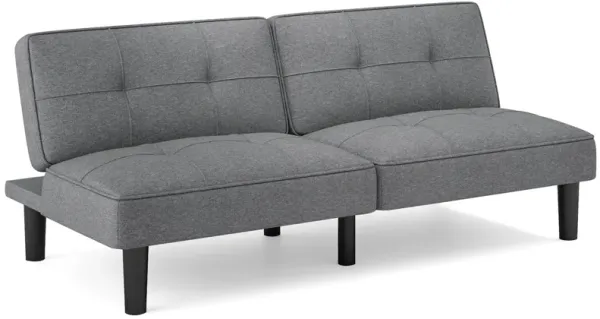 6-Position Adjustable Convertible Folding Futon Sofa Bed for Small Spaces