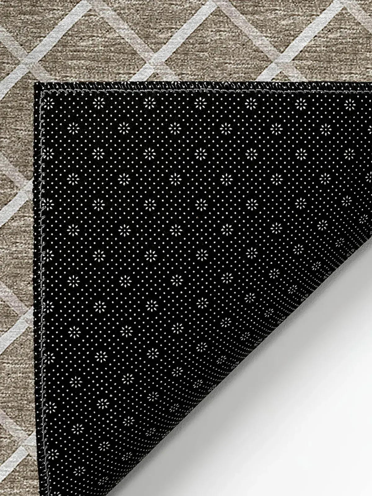 York YO1 Taupe 5' x 7'6" Rug