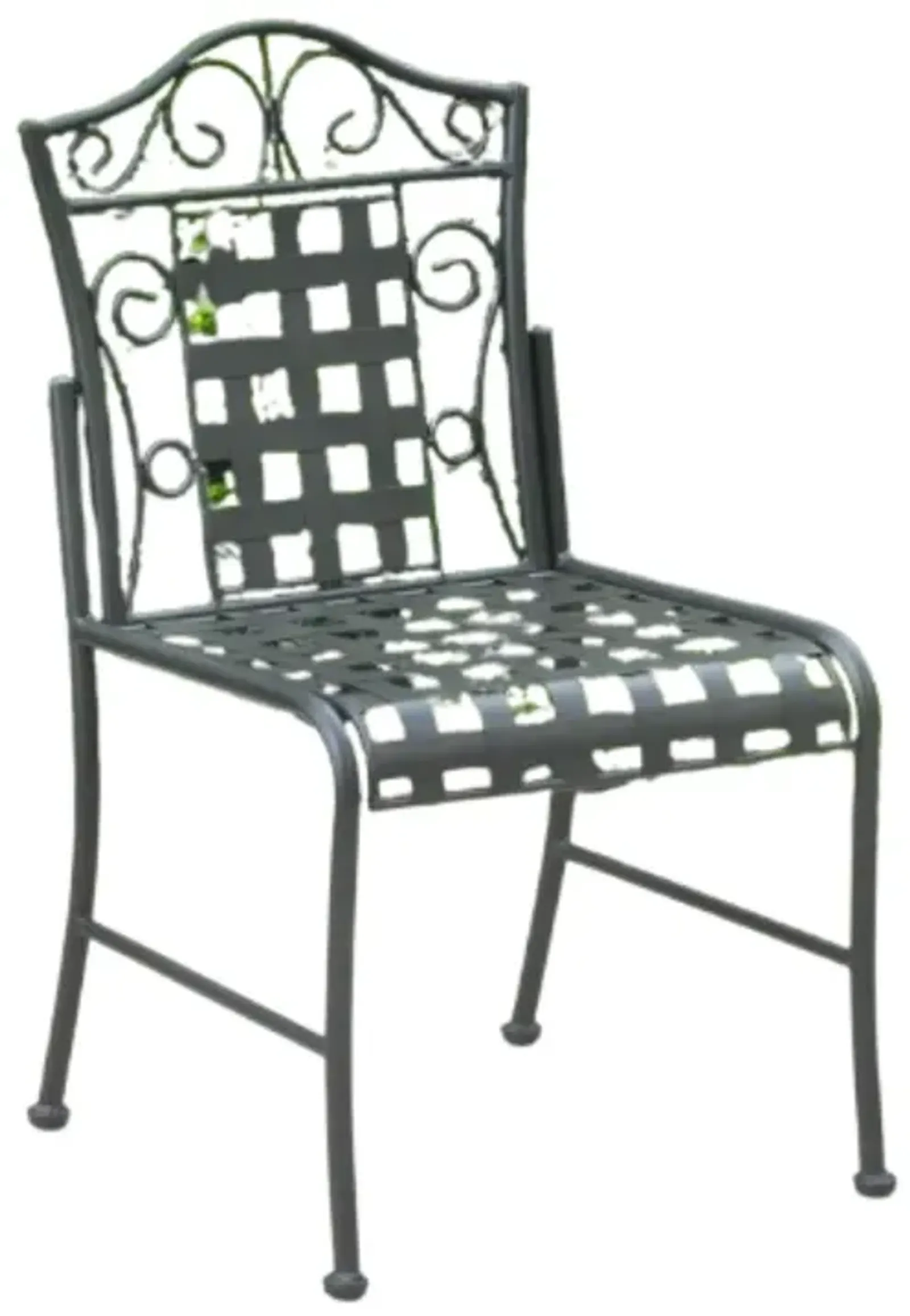 Mandalay Iron Patio Set of 2 Bistro Chairs