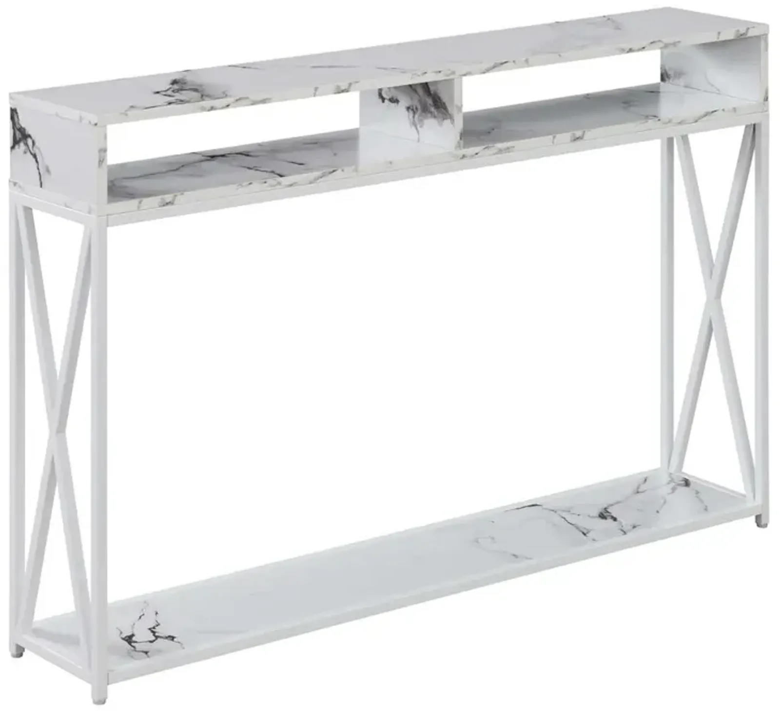 Convenience Concepts Tucson Deluxe Console Table with Shelf, R4-0545