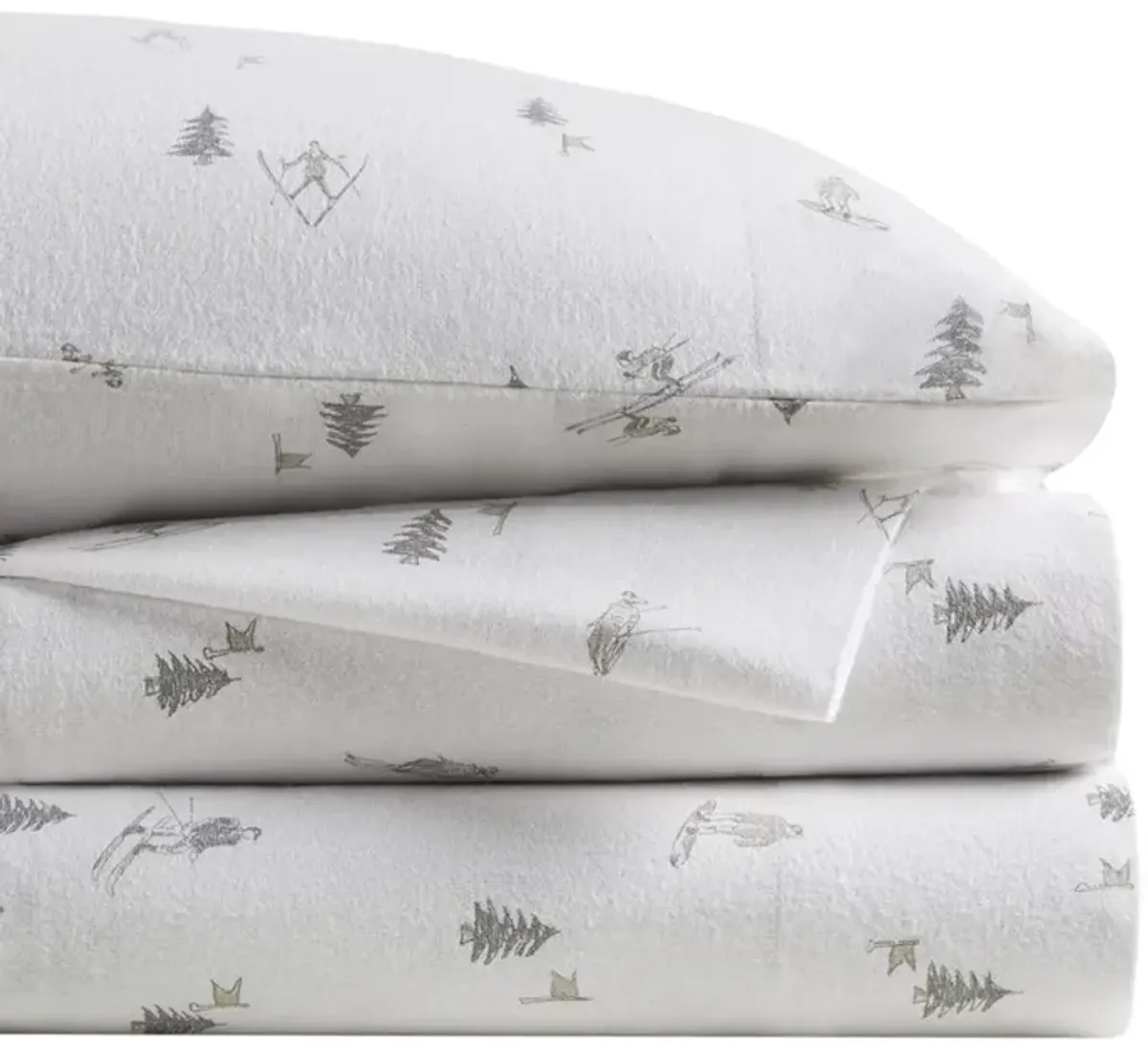 Gracie Mills Persephone 4-Peice Cotton Flannel Sheet Set