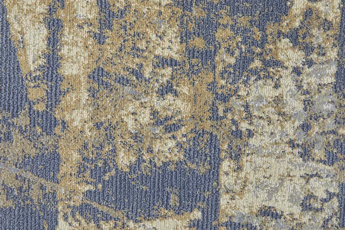 Clio 39K6F Blue/Gray/Tan 2' x 3' Rug