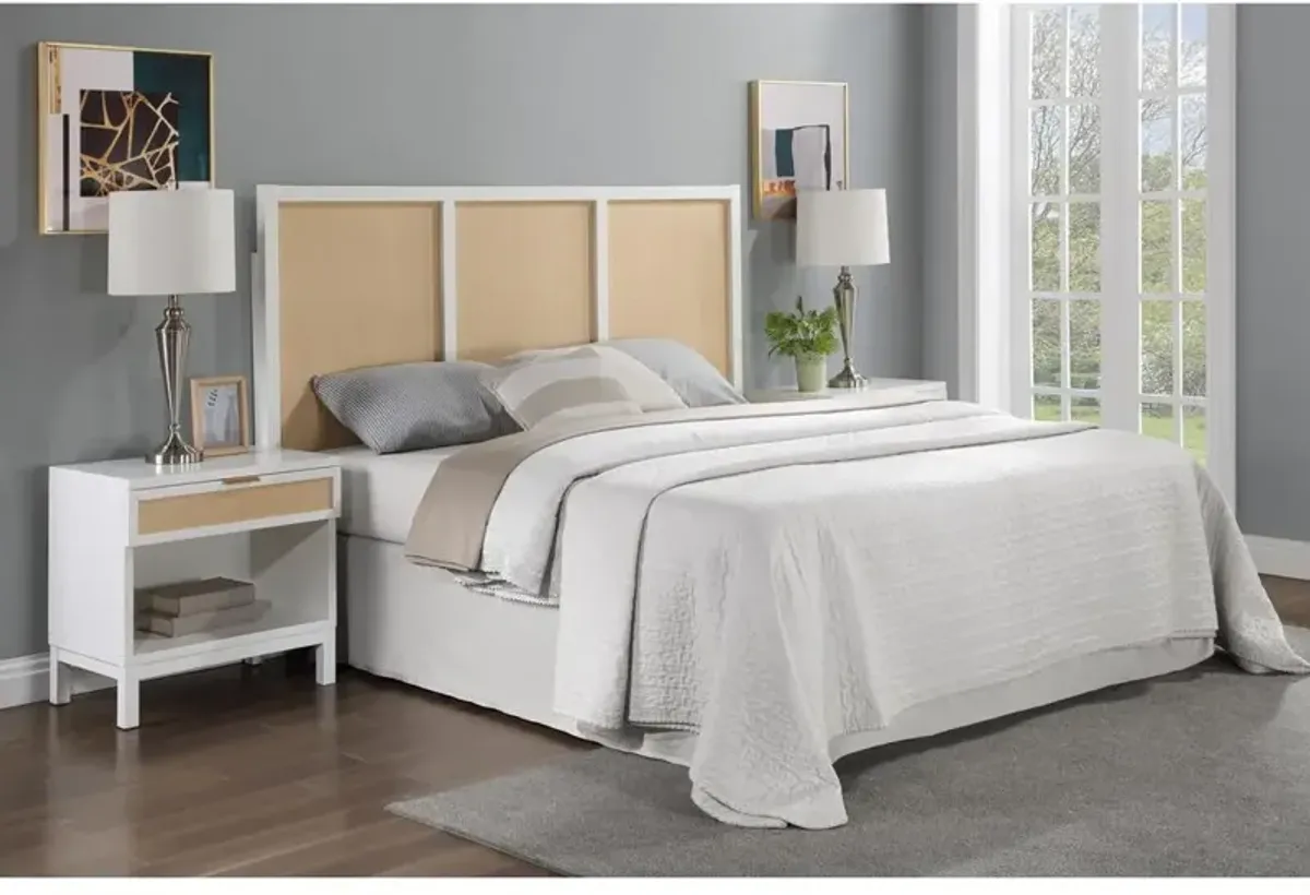 Comfort Pointe Bayport Cane and Solid Wood King Headboard