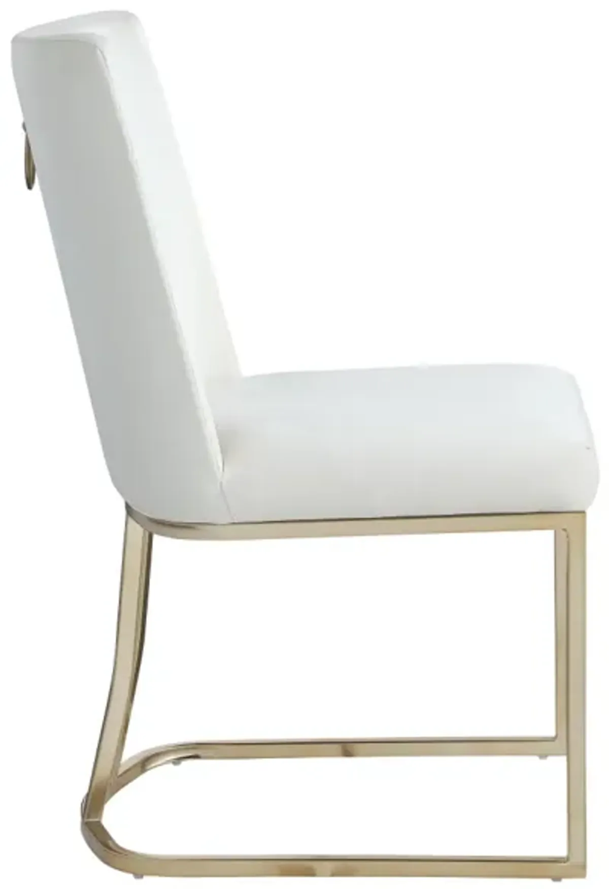 Streamdale Dining Chairs, Velvet Upholstered Side Chair, Metal Legs (Set Of 2)