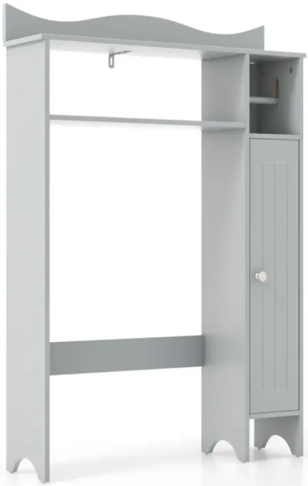 Hivvago Over the Toilet Storage Cabinet with Toilet Paper Holder