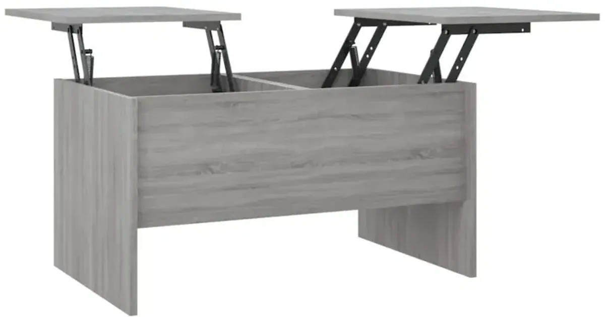 Coffee Table Gray Sonoma 31.5"x19.7"x16.7" Engineered Wood