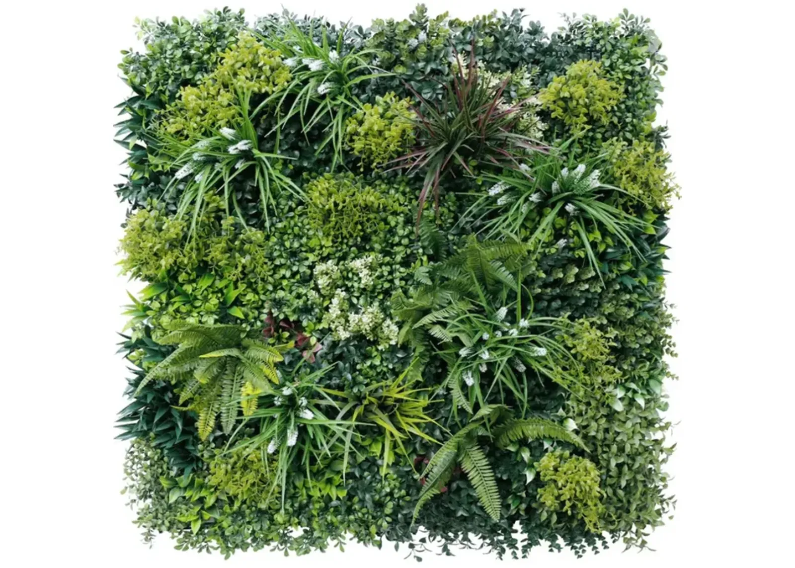 Ultra-Luxury Lush Spring Artificial Vertical Garden Green Wall 40" x 40" 11SQ FT Commercial Grade UV Resistant (Overstock Sale)