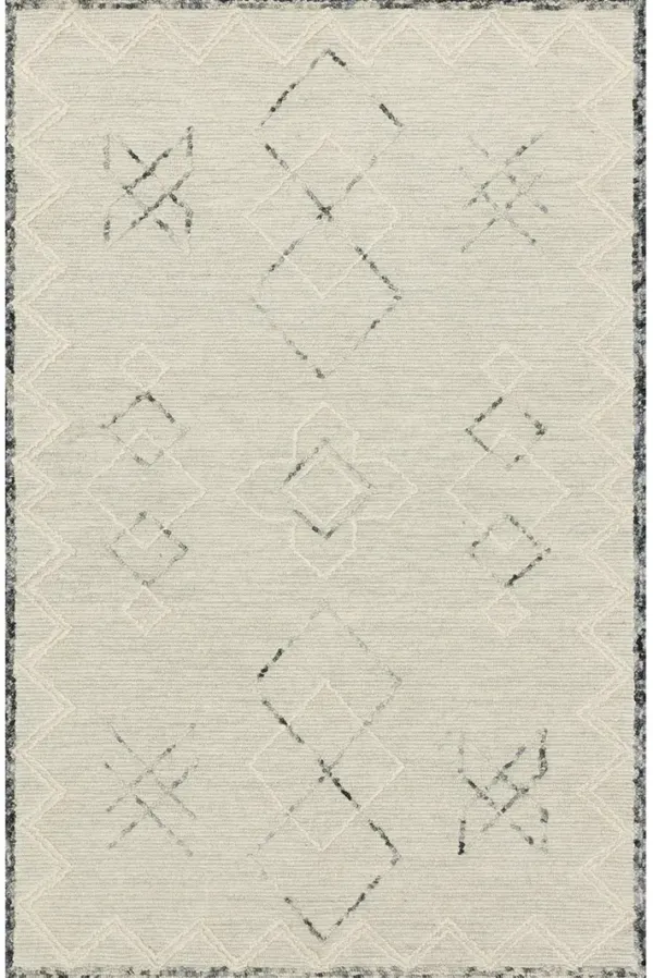 Leela LEE04 Ocean/White 5' x 7'6" Rug by Justina Blakeney