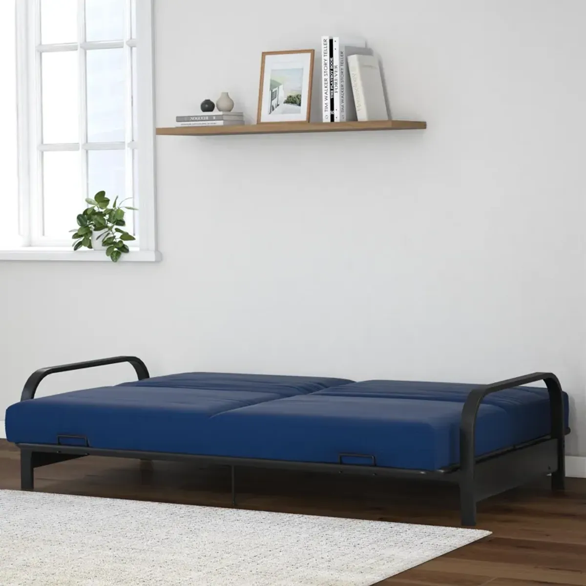 Egan Metal Arm Futon