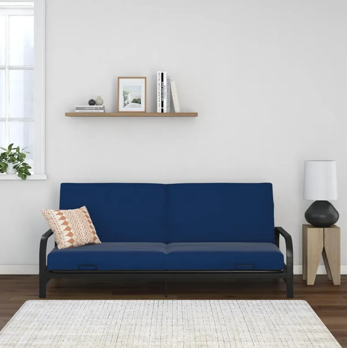 Egan Metal Arm Futon