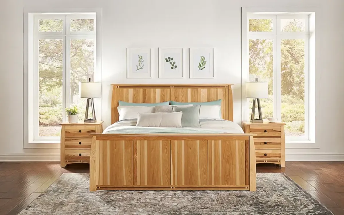 Belen Kox Natural Hickory Queen Storage Bed, Belen Kox