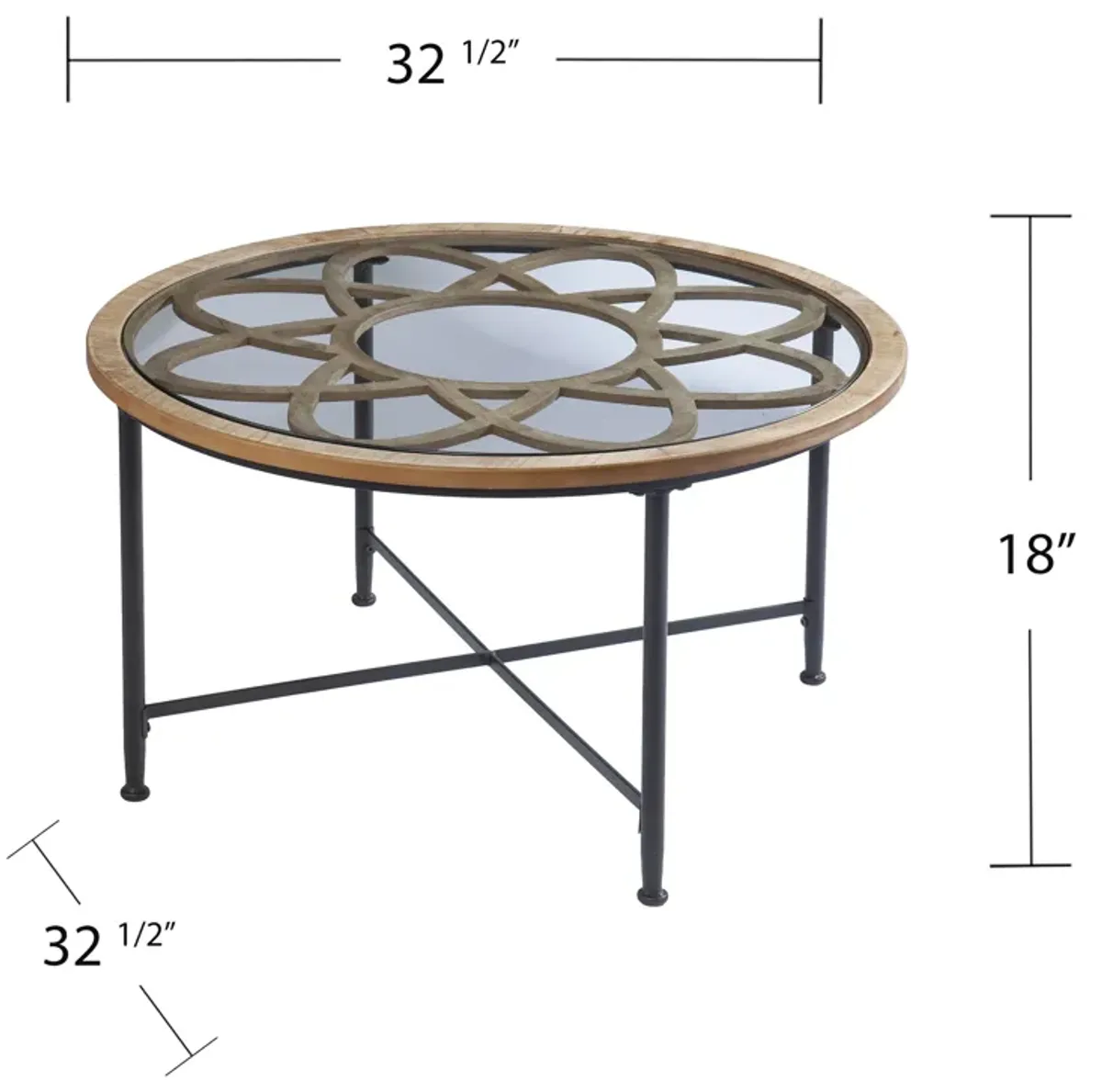 Selena Round Cocktail Table