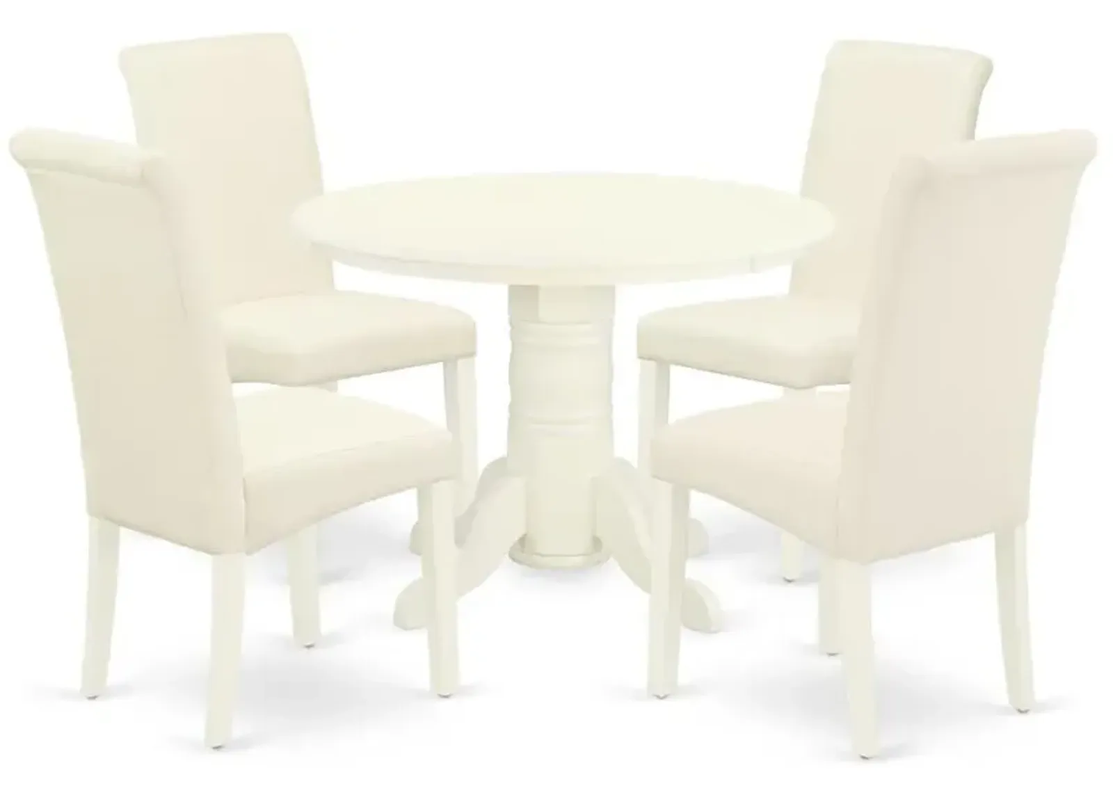 Dining Room Set Linen White