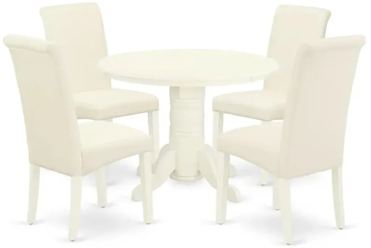 Dining Room Set Linen White