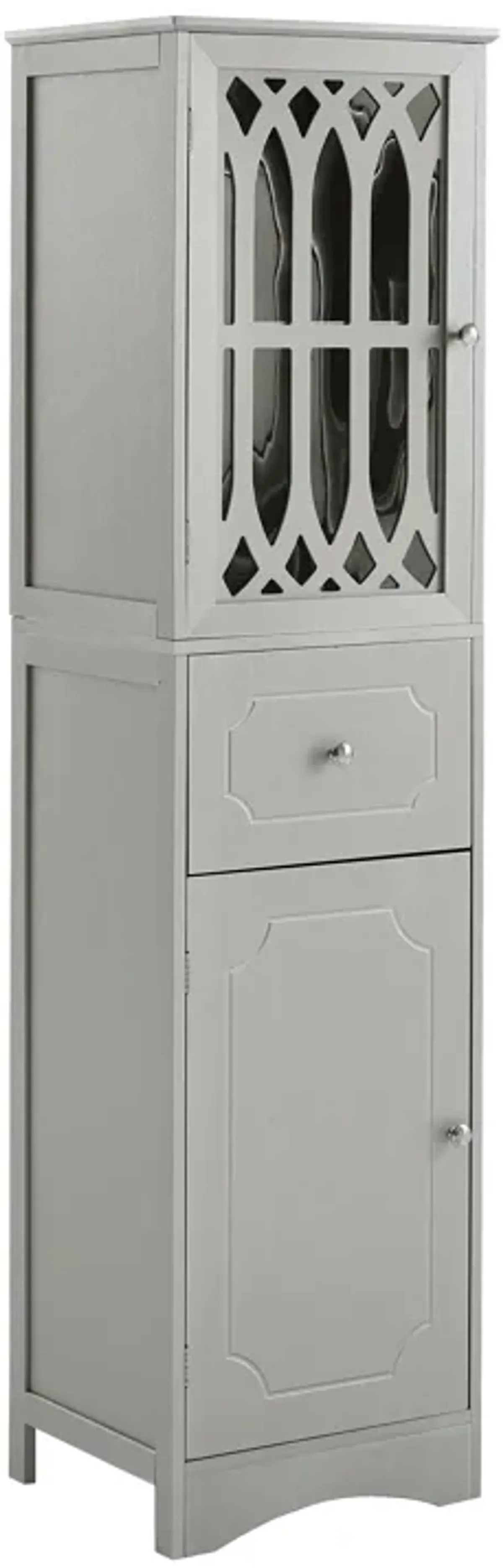 Merax  Freestanding Linen Cabinet Bathroom Storage Cabinet