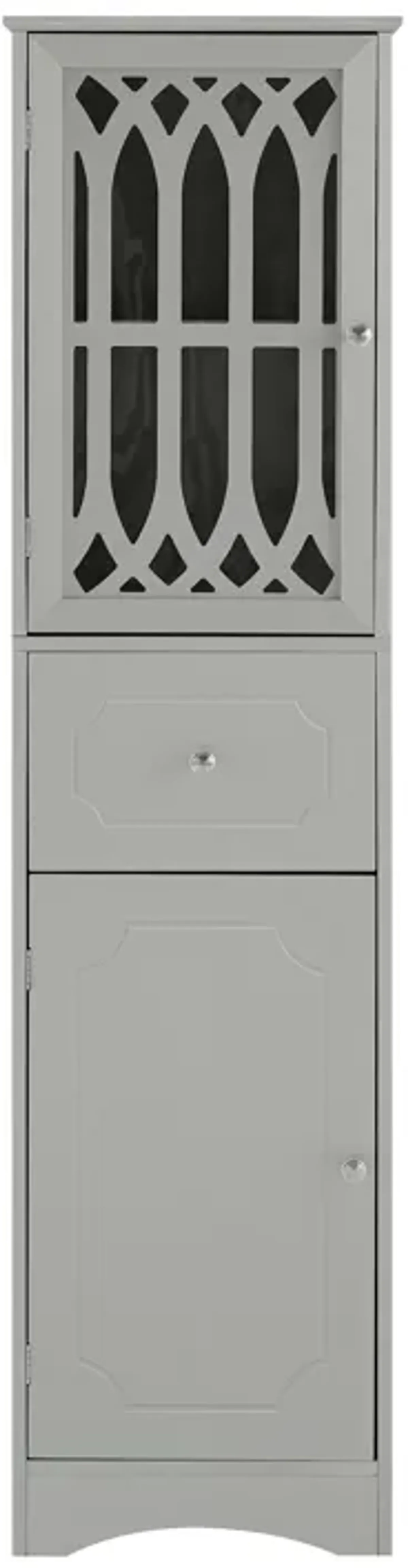 Merax  Freestanding Linen Cabinet Bathroom Storage Cabinet