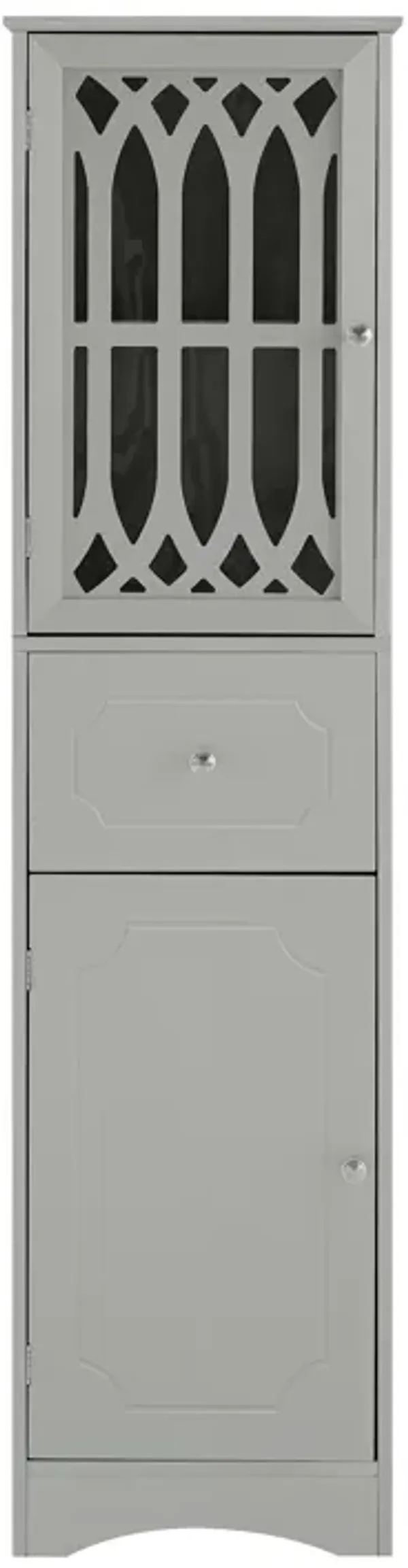Merax  Freestanding Linen Cabinet Bathroom Storage Cabinet