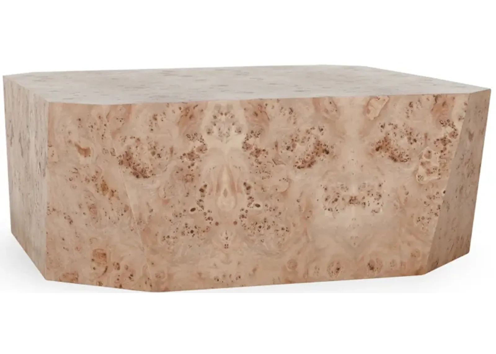 Avena Burl Square Coffee Table