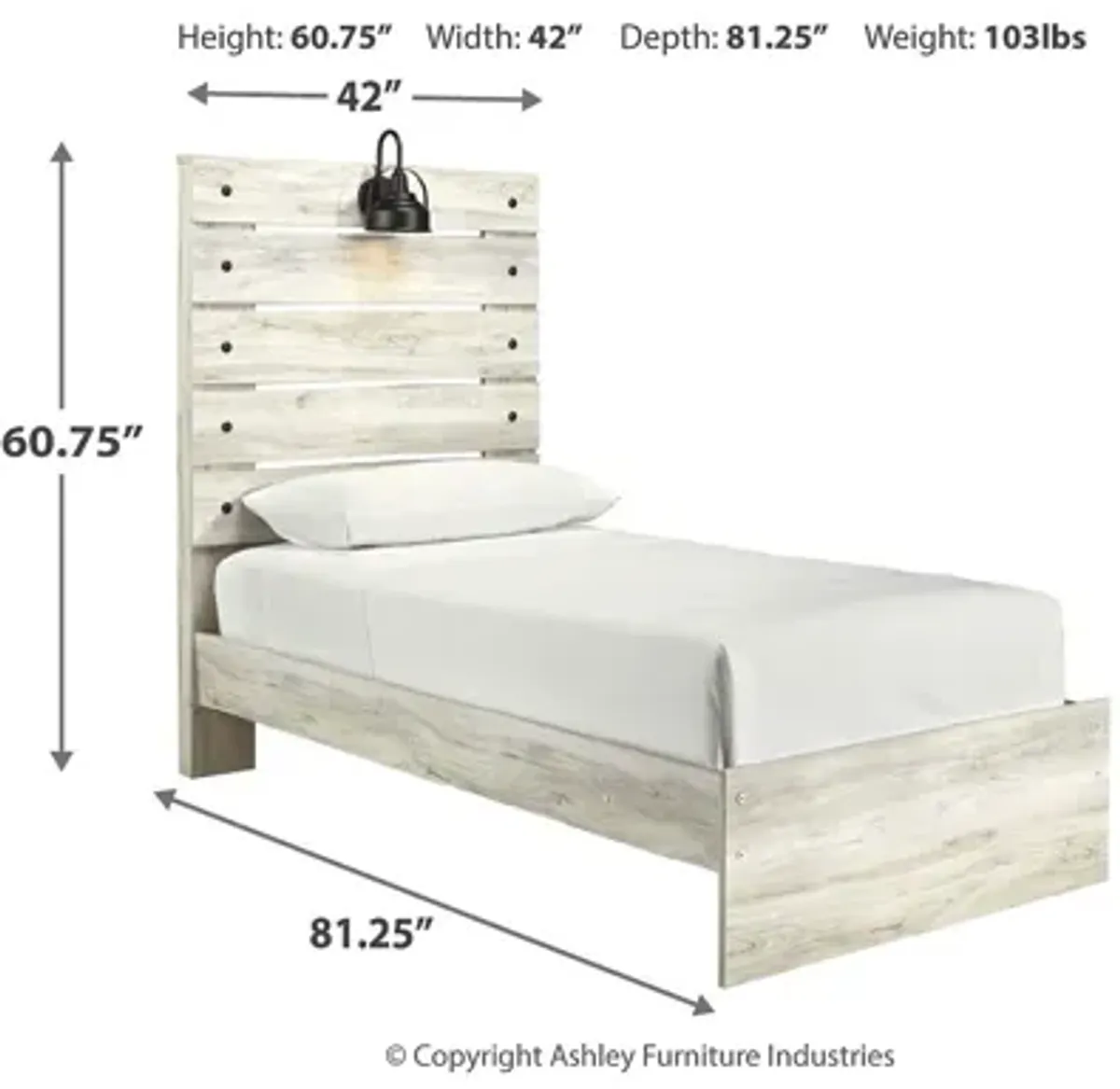 Cambeck Twin Panel Bed