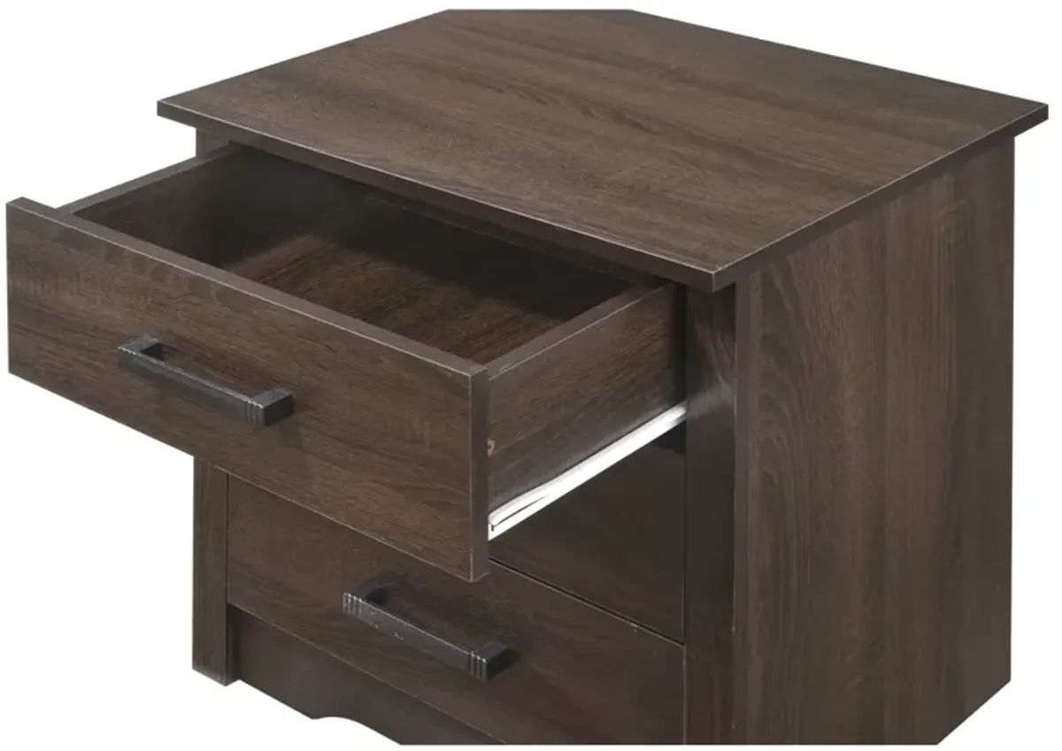 Hudson 3-Drawer Nightstand (23 in. H x 18 in. W x 22 in. D)