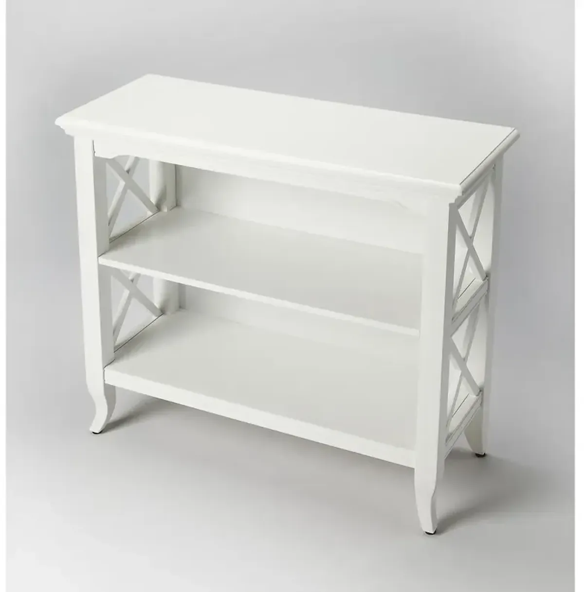 Butler Specialty Company Newport 32W 2 Shelf Bookcase, White