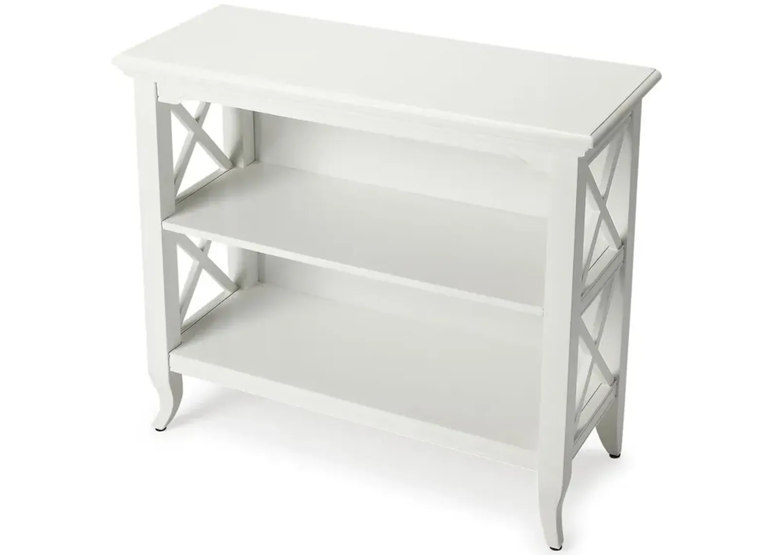 Butler Specialty Company Newport 32W 2 Shelf Bookcase, White