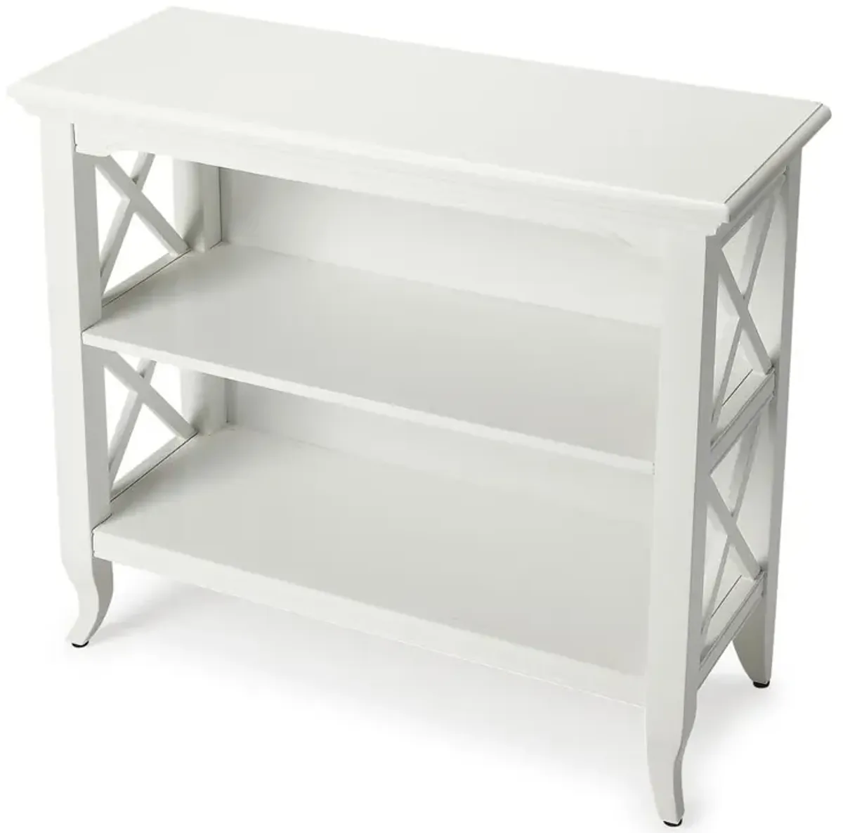 Butler Specialty Company Newport 32W 2 Shelf Bookcase, White