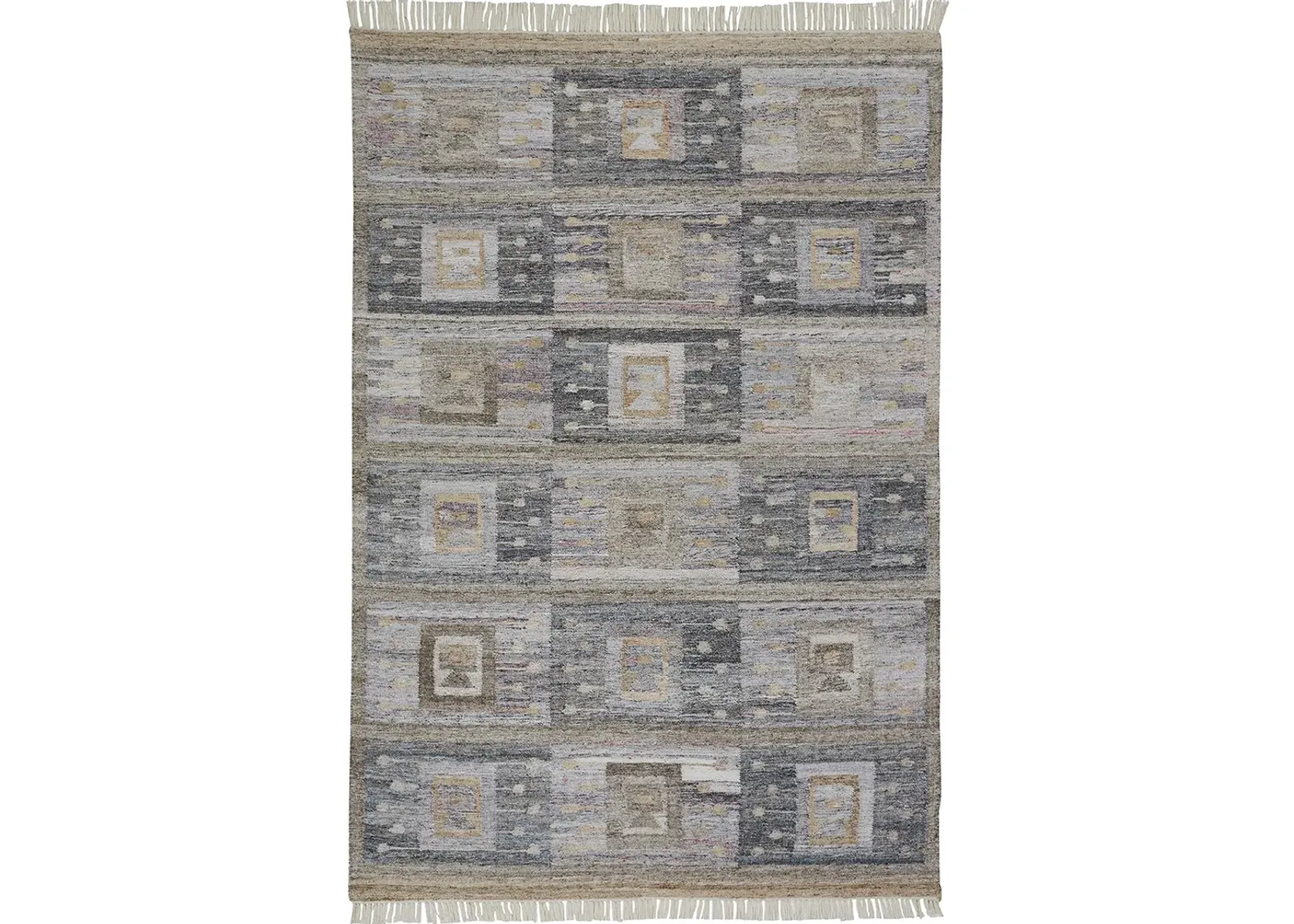 Beckett 0816F Gray/Taupe/Tan 5' x 8' Rug