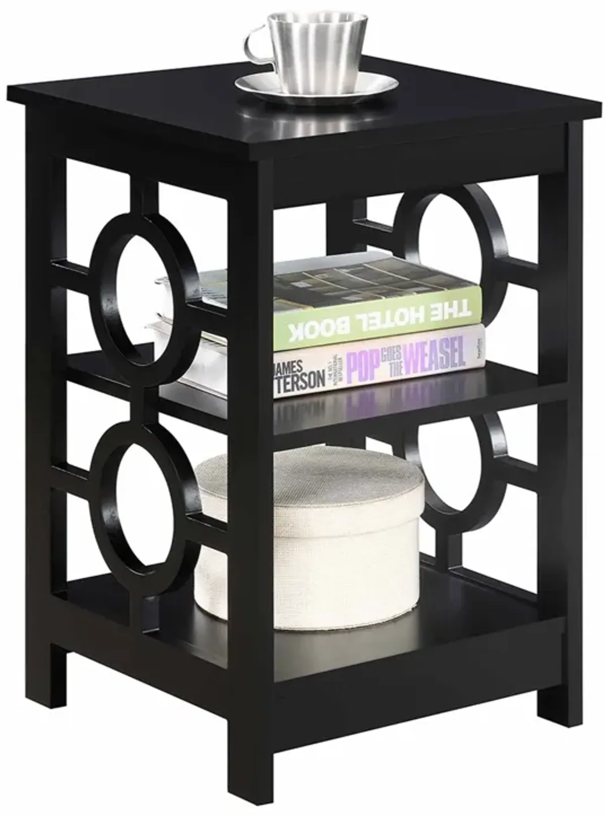 Convenience Concepts Ring End Table, Black