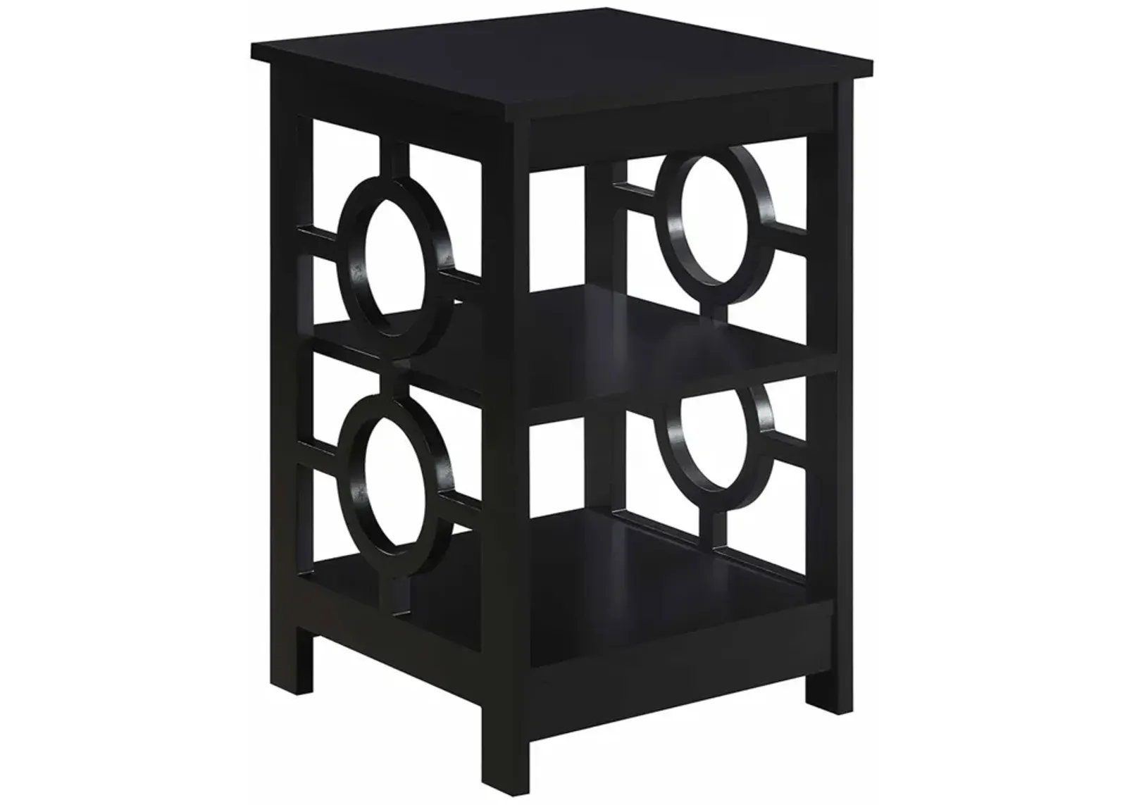 Convenience Concepts Ring End Table, Black