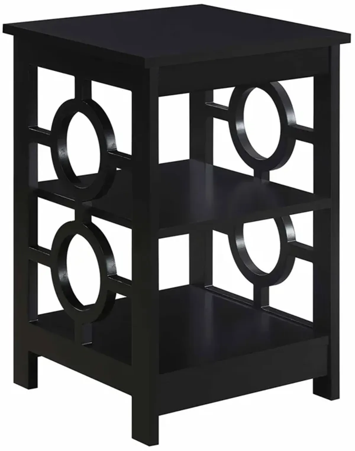 Convenience Concepts Ring End Table, Black