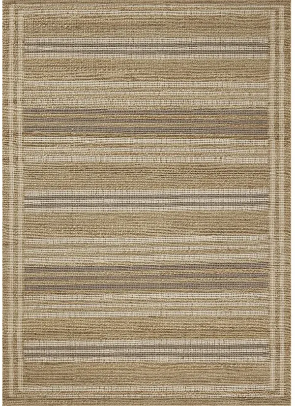 Judy JUD-03 Natural / Dove 2''6" x 7''6" Rug by Chris Loves Julia