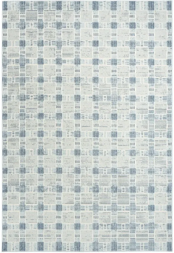 Nordic NRC14 Blue 5' x 7' Rug